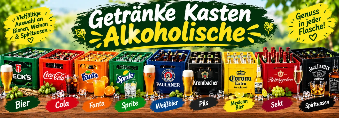 Getränke-Kästen alkoholische
