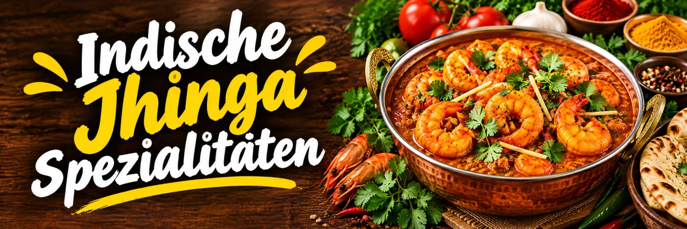 Indische Jhinga Spezialitäten