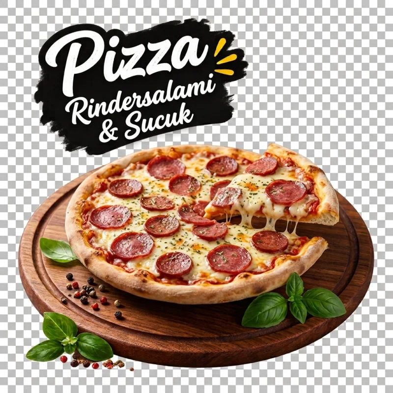 Pizza Rindersalami & Sucuk