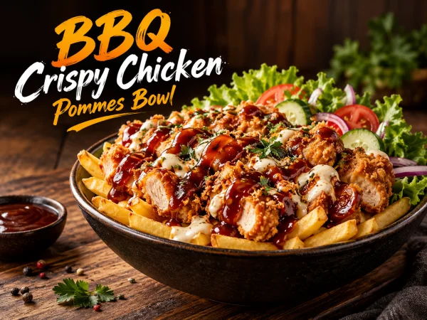 BBQ Crispy Chicken Pommes Bowl
