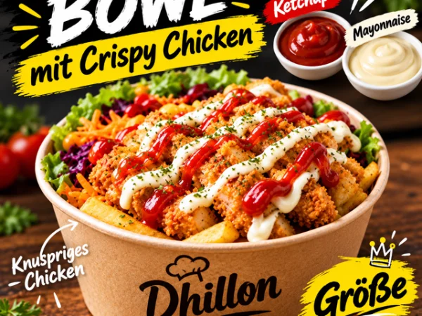 BBQ Crispy Chicken Reis Bowl